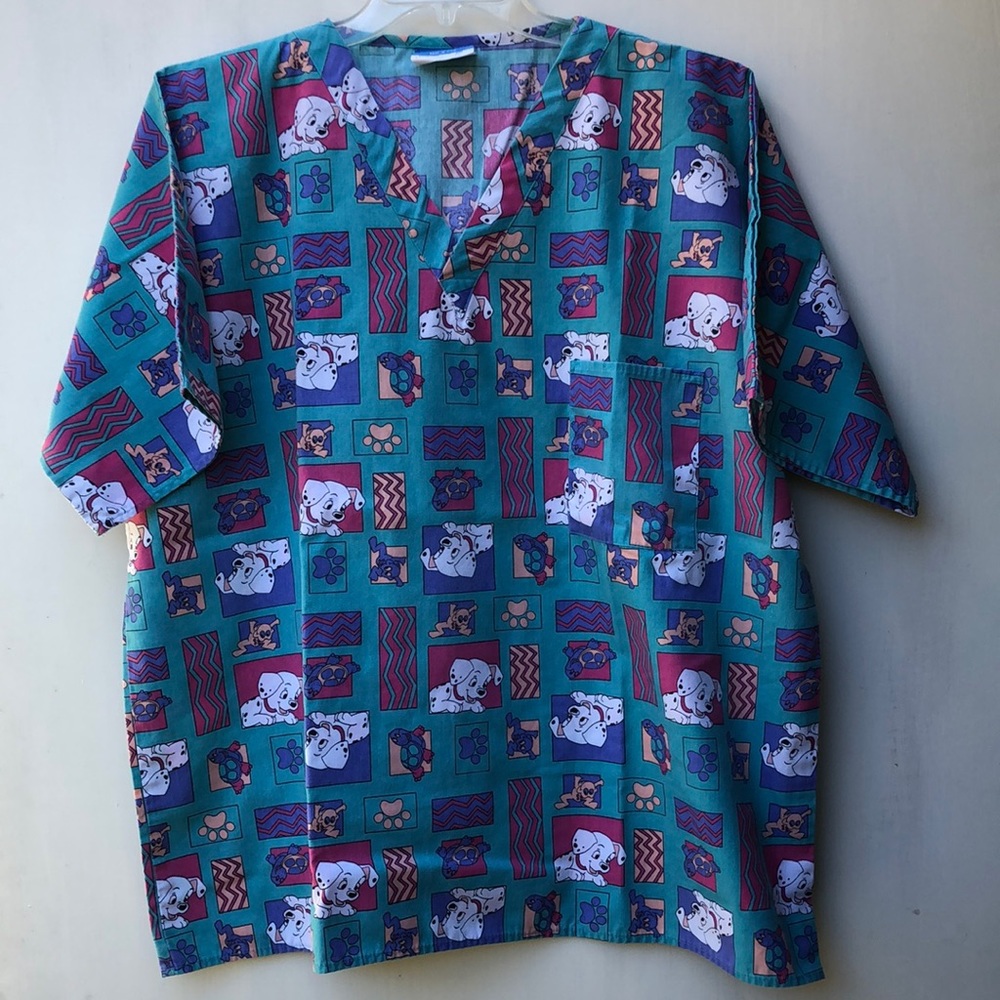 Medical Scrub Top. 101 Dalmatians❤️+Bonus Scrub!